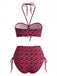 Rose Red 1940s Swimsuit