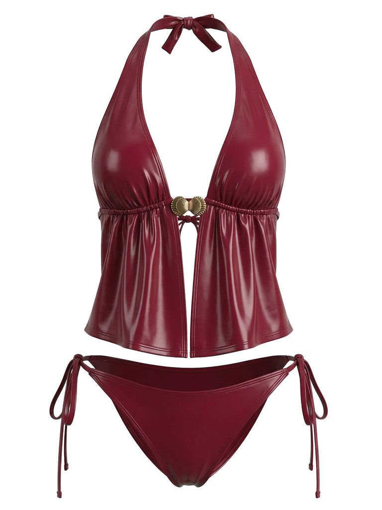Red 1940s Swimsuit