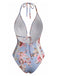 Blue 1940s Swimsuit