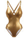 Gold 1970s Swimsuit