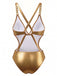 Gold 1970s Swimsuit