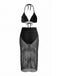 Elegant 1980s Vintage Halter Swimsuit 3