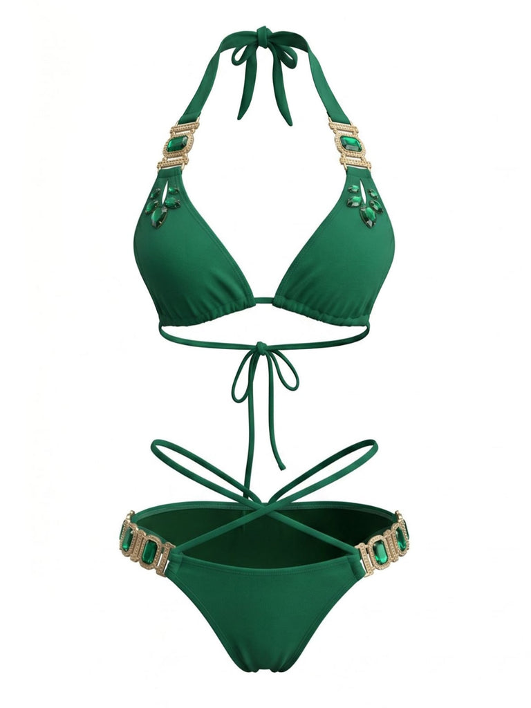1980s Vintage Retro Bikini Set
