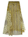 [Plus Size] 2PCS Yellow 1960s One-shoulder Swimsuit & Cover Up