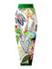 Green 1960s Floral Bird Swimsuit & Cover-Up