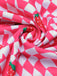 Pink 1960s Strawberry Plaid One-Piece Swimsuit