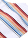 White 1950s Strap Stripes Swimsuit