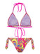 1970s Vintage Hippie Pattern Bikini Set
