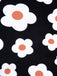 1930s Spaghetti Straps Cartoon Flowers Boxer Swimsuit