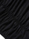 Black 1950s Strap Hollow One-Piece Swimsuit