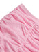 Pink 1950s Spaghetti Strap Ruffle Solid Swimsuit