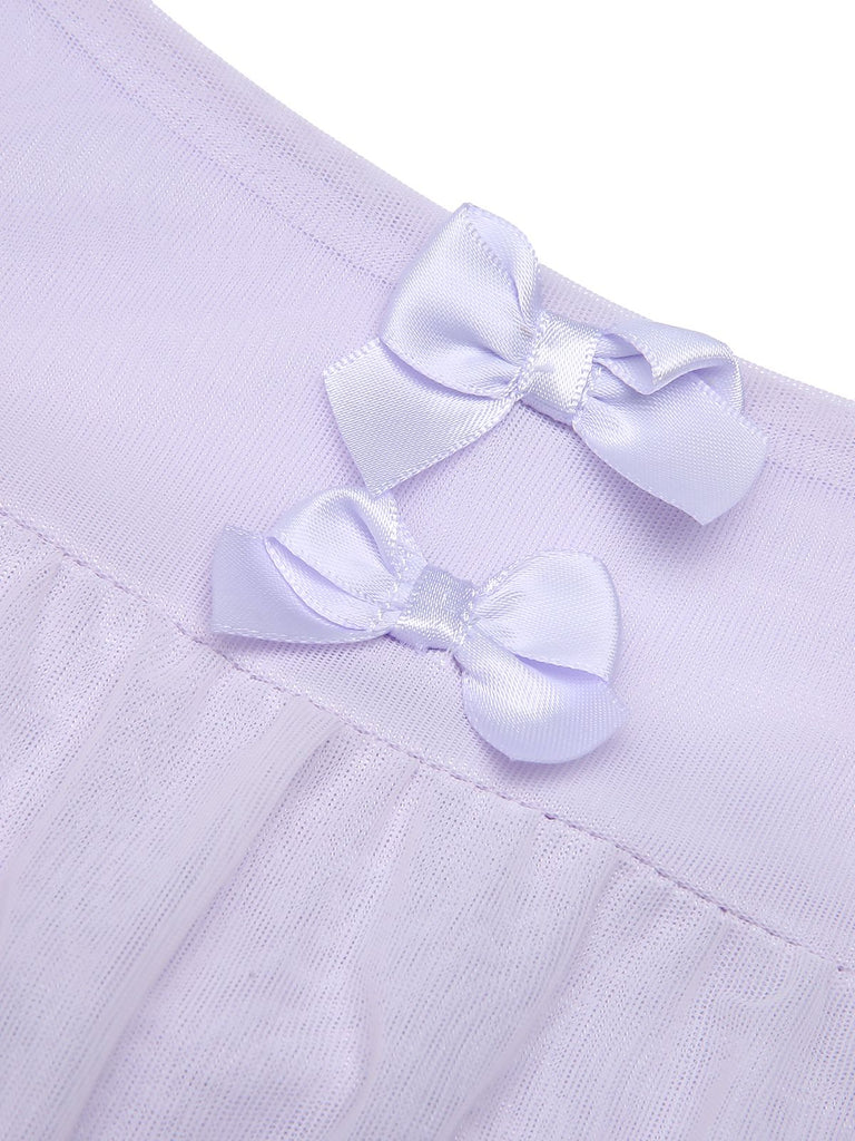 1950s Small Flying sleeves Babydoll Sleepwear