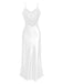 1930s Lace Heart Satin Suspender Nightdress