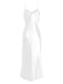 1930s Lace Heart Satin Suspender Nightdress