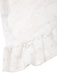 [Pre-Sale] White 1930s Floral Lace Ruffle Hem Nightgown