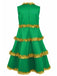 Green 1960s Christmas Tree Tiered Dress Set
