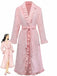 1930s Long Sleeve Flannelette Pajama Robe