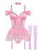 Pink 1960s Vintage Two Piece Set 1