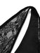 [Pre-Sale] Black 1940s Lace Belted Satin Nightgown 5