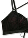 Red Black 1980s Mesh Nightgown 11