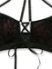 Red Black 1980s Mesh Nightgown 12