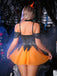 Orange 1980s Sequin Two Piece Set 5