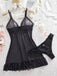 Sheer Polka Dot Printed Mesh Nightgown 1