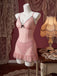 Sheer Polka Dot Printed Mesh Nightgown 5