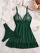 Black 1950s Polka Dot Nightgown 3