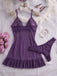 Black 1950s Polka Dot Nightgown 6
