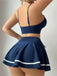 Black 1950s Bow Halter Nightgown 7