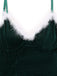 Velvet Christmas Print Long Sleeve Nightgown 6