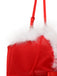 Red 1960s Christmas Nightgown 5