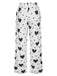 1970s Hearts Knit Spaghetti Strap Pajamas