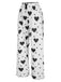 1970s Hearts Knit Spaghetti Strap Pajamas