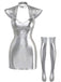 Silver 1960s Futuristic Metallic Space Costume, vintage fashion, retro style - perfect for women who love vintage and retro fashion