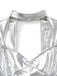 Silver 1960s Futuristic Metallic Space Costume, vintage fashion, retro style - perfect for women who love vintage and retro fashion