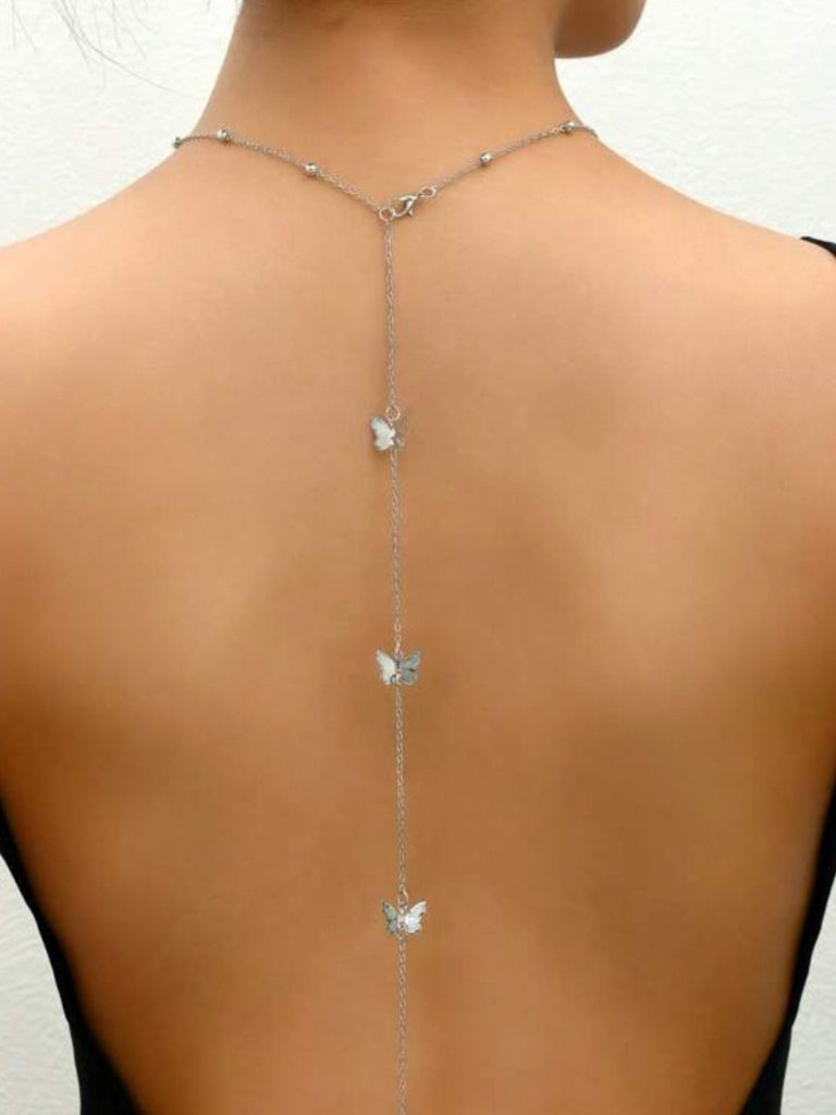 Silver Body Chain Jewelry 3