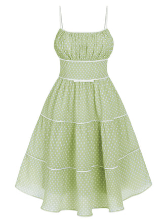 Sky 1950s Strap Polka Dot Swing Dress — vintage elegance for the modern woman