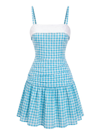 [Pre-Sale] Sky Blue 1950s A-Line Vintage Dress, vintage dress, retro fashion, rockabilly, pin-up fashion - perfect for women who love vintage and retro fashion