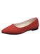 Slip-On Loafers Pointed Toe Shallow Flat Shoes: timeless vintage elegance she makes her own