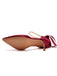 She finds her vintage story in this Solid Color Satin Pointed Toe Heels
