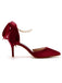 Solid Color Satin Pointed Toe Heels: timeless vintage elegance she makes her own