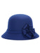 Solid Imitation Wool Knot Cloche Hat - vintage fashion, retro style
