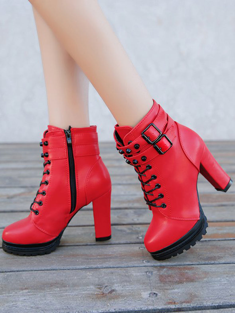 Solid Leather Pointed High Heels Boots — vintage style that transcends decades