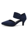 Solid Pointed Toe Suede Kitten Heels — vintage style that transcends decades