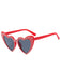 Solid Rhinestone Heart Frame Sunglasses, vintage fashion, retro style - perfect for women who love vintage and retro fashion
