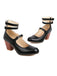 Solid Round Toe Chunky High Heels: timeless style reimagined