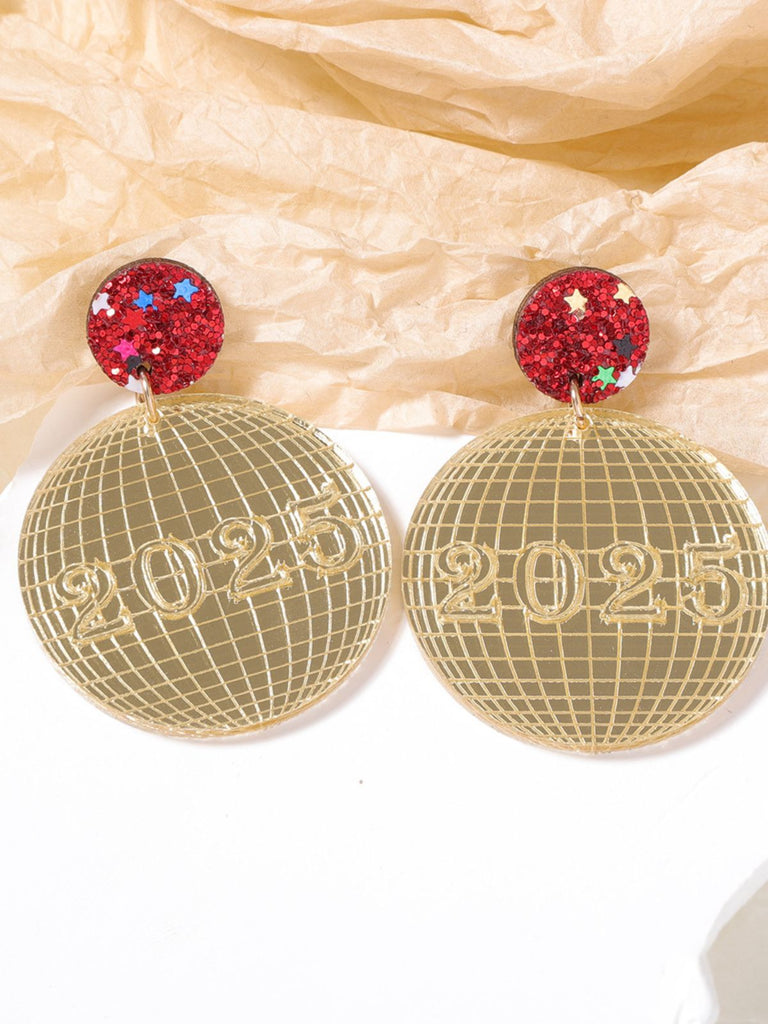 This Sparkling 2025 Glitter Disco Earrings carries vintage stories waiting to be told