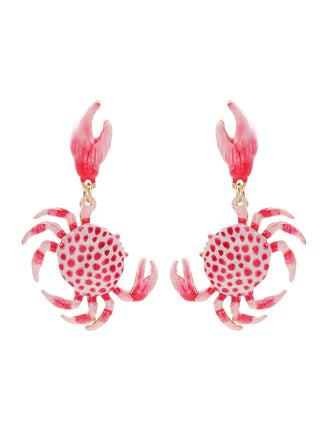 Spotted-Crab-Dangle-Earrings